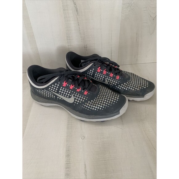 Nike Lunar Control Lunarlon Gray Soft Spike Golf Cleats Womens US 9 - Picture 1 of 12